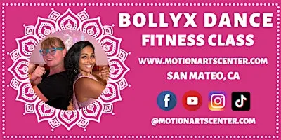 BollyX Dance Fitness Classes in San Mateo at Motion Arts Center — Wednesday, December 2