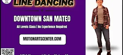 Line Dancing Classes in San Mateo at Motion Arts Center — Tuesday, December 1