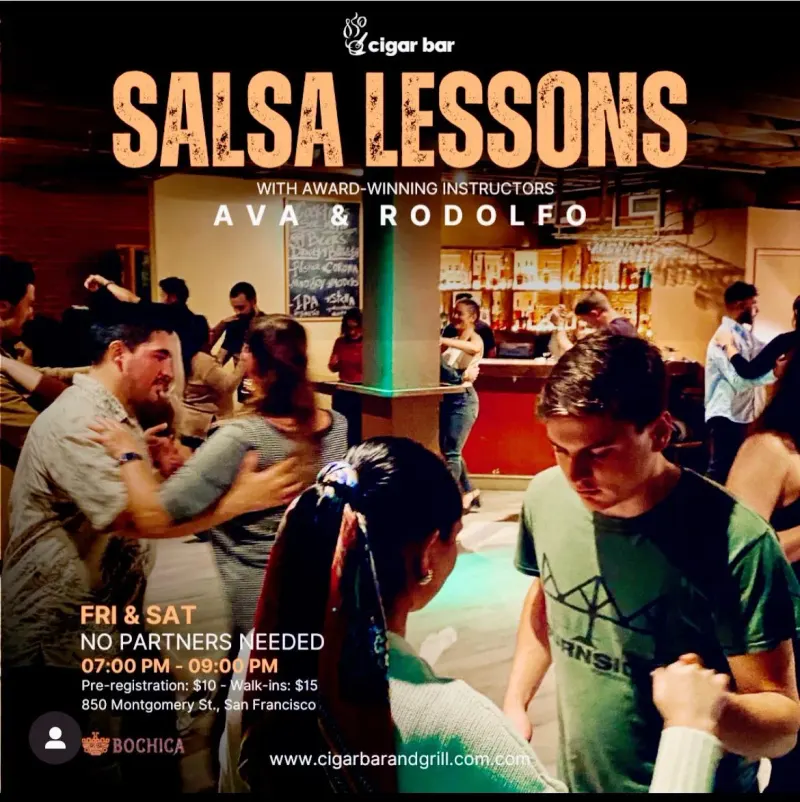 Salsa Fridays and Saturdays at Cigar Bar at The Cigar Bar & Grill — Friday, October 23